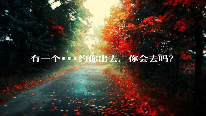 有一个***约你出去，你会去吗？