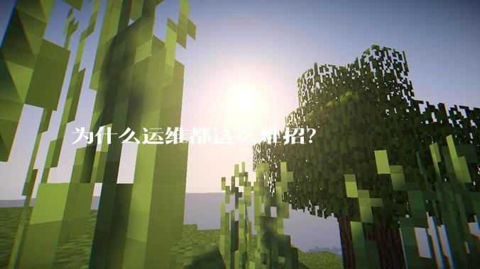 为什么运维都这么难招？